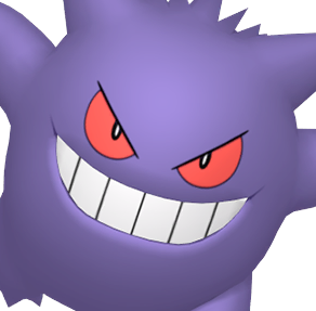Imagem da cabeça do Gengar