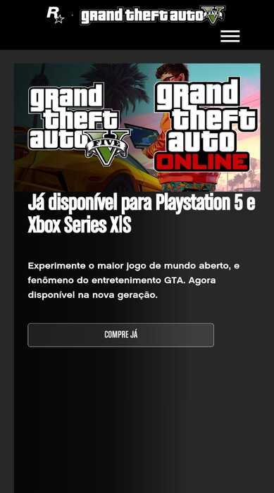 Landing Page GTA V
