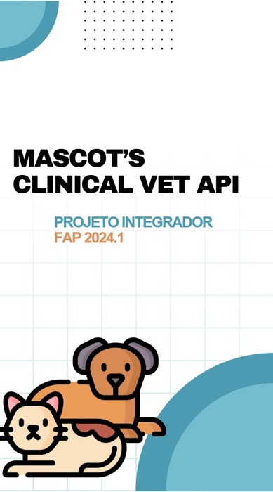 Mascot's Clinical Vet API: API para gestão de clínica veterinária