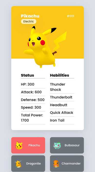 Mini Pokedex: uma aplicação web simulando uma Pokédex